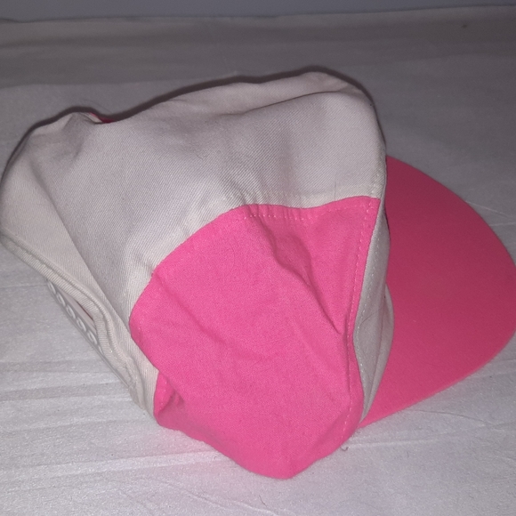 Vintage 89 Labatt Neon Pink snapback painters style hat - Picture 5 of 9
